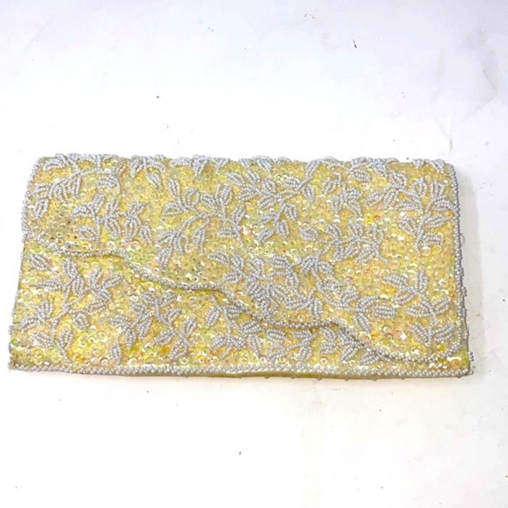 Clutch Sequined Beaded La Regale Vintage‎